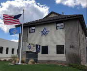 Grand Lodge of Nebraska building at 301 North Cotner Boulevard, Lincoln, Nebraska