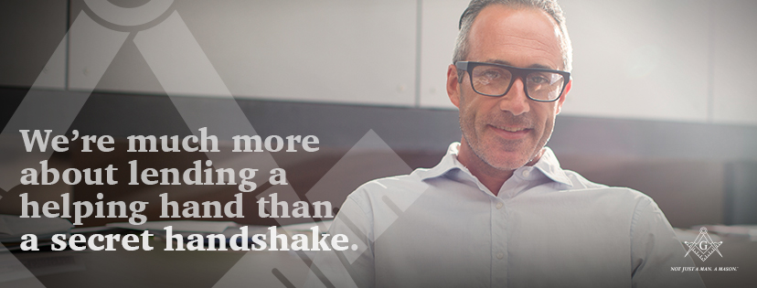 We're much more about lending a helping hand than a secret handshake